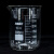 海斯迪克 HKCL-168 玻璃烧杯 耐高温刻度杯低型烧杯 加厚大小刻度量杯 小学科学实验室器材 3000ml