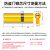 巨成 AB卡八锁芯 防盗门铜锁芯大门入户门通用型老式双面防撬弹子AB锁心 75偏铁 一个价