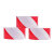 优倍固事（UBGU）PVC警示胶带红白色-3卷装50mm*22米安全标识反光地标胶带贴地彩色划线斑马线警戒