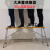 铝合金马凳折叠升降加厚伸缩脚手架多功能装修工程梯ONEVAN 1.5米长27厘米宽铝合金喷塑踏面【70~120高