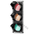 博雷奇红绿灯交通信号灯交通信号灯路障闪灯交通灯控制器 3灯 400直径红圆/黄圆含/绿圆