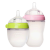 可么多么（Comotomo） 官方专卖 原装进口 宽口径硅胶母乳质感奶瓶 新生儿防摔奶瓶套装 150ml+250ml 组合装