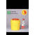 适用于医疗利器盒锐器盒黄色医疗废物垃圾桶诊所一次性针头盒刀片 圆形6.5L