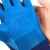 星宇(XINGYU)劳保手套 天然乳胶手套 防护手套 防滑耐磨 工作劳防手套 优耐宝系列A688蓝色12副*10包  L码