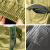 雨衣雨裤套装绿加厚帆布分体户外工地防水耐磨耐刮擦雨衣 3531黑色反光条套装雨衣 M/165