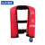 苏识 成人充气救生衣专业救生气胀式三秒充气大浮力 手动带CCS认证 红色