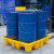 化学品危废弃物防漏托盘防渗漏泄漏塑料栈板 接油桶卡板水桶垫板 1300*680*150两桶装平台 通用