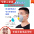 防尘口罩工业粉尘kn95口罩打磨粉尘带呼吸阀头戴式高效透气 防尘活性炭带阀1盒20只 头