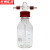 京洲实邦 螺口洗气瓶 实验室密封缓冲气体安全瓶 5000ml红盖整套ZJ-1350