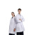 劳保佳 医院药店实验室药品食品厂用白大褂 可定制logo 女款长袖（松紧袖口） 白色 M（160-165）