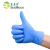 塞莫诗SI&MOOS一次性丁腈手套耐磨工业维修实验室家用清洁卫生 蓝色加强加厚型N906BL 100只 大号L