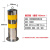 不锈钢警示柱道路安全防撞柱可拆卸路桩反光隔离柱加厚挡车柱可定 直径159固定款(+螺丝)