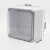 室外防水盒IP67户外防水接线盒透明盖ABS塑料密封盒防水箱 仪表盒 200*200*130