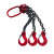 京棣工品 起重吊链 钢铁链 吊索行车吊车吊链 单位：个 2吨2米4钩 