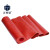 正奇谊 绝缘橡胶垫 防滑胶皮板配电室绝缘地毯 红色平面 长宽:6*1m 厚:4mm 10KV