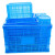 蓝色塑料周转筐 加厚长方形蔬菜水果筐 熟料中转框塑料筐 快递物 外550*360*310mm2个