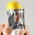 柯思捷定制炉前工防护面罩面具铝箔隔热阻燃披肩耐高温隔热冶炼冶金炼钢火花 耐高温面罩+安全帽