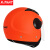 LS2头盔摩托车头盔复古特大码电动车半盔3C认证OF562 哑荧光橙 L头围55-56
