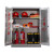 沙图304不锈钢消防装备柜室外用微型消防柜消防站消防器材器材柜定制 201双门1200*900*400