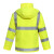 海斯迪克 反光雨衣雨裤套装 分体式防汛环卫交通雨衣 荧光黄4XL 