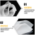 华昊创久 硅胶板硅胶垫耐高温耐磨密封白色硅胶板垫片（非标定制）5天发货 白500mm*500mm*2.5mm厚