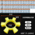 驭舵聚氨酯六角弹性圈 联轴器缓冲垫 T型梅花六角水泵对轮垫 橡胶牛筋 聚氨酯T405个一包