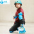 米高轮滑运动头盔儿童护具多功能运动防护头盔沙巴系列 K9塑钢头盔哑光蓝色 M/L码 7-15岁（适合头围54-60cm）