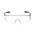 霍尼韦尔（Honeywell)   300110 300A 防护眼镜 耐刮擦防雾眼镜 透明镜片 灰蓝镜框 1付装  