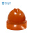 RaxwellEco-1安全帽HDPE 新国标耐低温电绝缘带透气孔橘黄色1顶RW5134