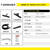 KARCHER 德国卡赫 商用工业不锈钢桶式干湿两用大功率大吸力吸尘器 NT70/2 双电机 70升尘桶 全国联保