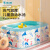 博士豚婴儿游泳池家用大型儿童充气泳池玩具游泳桶洗澡盆户外气垫游泳池 圆形1.5M三层+电泵