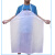 京京 白色防水 防油 耐酸碱 PVC 围裙食品厂围裙工业围裙 加厚食品围裙 白色30丝