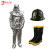 江波（JIANGBO）消防员隔热服 防火防烫工作服  隔热服整套含头盔靴子（特种行业认证）
