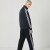 阿迪达斯（Adidas）外套夹克男经典运动休闲舒适拼接百搭夹克外套上衣 TR30J1-BW黑白夹克 M