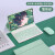 三星tab s9 FE蓝牙键盘保护套笔槽11英寸平板电脑保护壳S8皮套鼠标膜套装X710/X716 【普通款】薄荷绿+键盘+鼠标+钢化膜+笔 三星TAB S9 FE(11英寸）