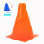 三角锥 小标志桶23锥形筒障碍物足球篮球训练三角锥儿童路障标志 23厘米--蓝色10个-