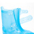 雨易思 雨鞋套防雨防水鞋套男女户外防滑耐磨中低帮学生一体成型雨鞋套 蓝色 32/33儿童