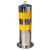 不锈钢警示柱道路安全防撞柱可拆卸路桩反光隔离柱加厚挡车柱可定 直径159固定款(+螺丝)