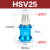 亚德客气动手滑阀HSV06/HSV08/HSV10/HSV15/HSV20/HSV25滑动开关 HSV25 标准型(PT1)