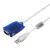 宇泰(UTEK)USB转RS232串口线转换器笔记本配置线9针com口转接线扫码枪线 UT-8801 3m