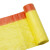 海斯迪克 抽绳垃圾袋(180只)9卷45*50cm自动收口手提式穿绳清洁袋 加厚黄袋红绳 HZL-103