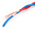 安润达 国标ZR-RVS电源线铜消防线花线软线电线双绞线电灯线 (红蓝)国标RVS2*1.0足100米