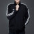 阿迪达斯（Adidas）外套男户外休闲时尚舒适防风夹克跑步透气运动服 TR30J1-BW黑白夹克 M