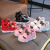 特步（XTEP）2023新款夏夏儿童运动鞋女童水钻带灯鞋1-5-9岁LED亮灯发 粉色 21码