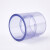 PVC透明接头 标准 直接 直通 UPVC 透明 给水管配件 塑料水管接头 内径50mm(DN40)