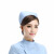 劳保佳 护士帽 加厚涤卡护士燕尾工作帽 护士长护士服医生帽 白色 涤卡面料 5件装