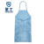 星工（XINGGONG）防静电围裙 防尘防护围裙 工作围裙工作服定制 浅蓝色5条装