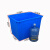 大号塑料水箱 特300L升塑料水箱周转箱收纳箱养鱼养龟水产箱定制 870*655*620毫米 白色