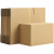 重安盛鼎 邮政快递纸箱 工厂打包发货搬家纸箱 三层特硬5号（290*170*190mm）十个