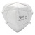 耐呗斯（NABES）KN95口罩 防粉尘雾霾工业口罩 折叠头戴式无阀 外置鼻梁 NBS95402 50只/盒 10盒装 白色 商用